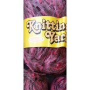 Knitting Yarn - Black/Pink mix